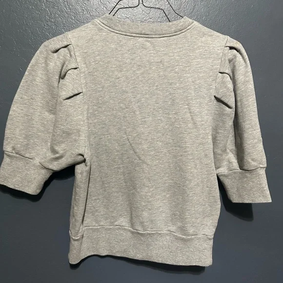 FRAME Gray Puff Sleeve Top - Picture 5 of 5